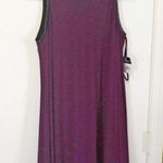 Lauren Ralph Lauren LRL faux leather trim stretchy sleeveless a Photo 0