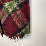 Mystree Plaid Raw Hem Fringe Blazer Sz Small Photo 5