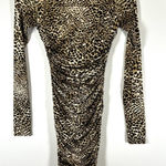 SNDYS x Revolve Skin Leopard Bodycon Maxi Dress Size XS Sexy Designer Going Out Brown Photo 0