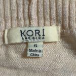 Kori  women's size small long sleeve cream cardigan sweater business casual Photo 6
