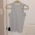 Loft  Ribbed Tank Top in Heather Grey Photo 5