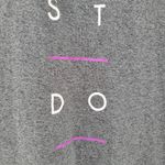 Nike Dri-Fit Womens Tank Top XS Gray Just Do It Graphic Racer Back Activewear Photo 8