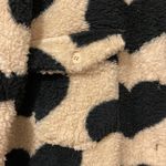The Great New Bear coat Type Button Down Jacket Black Hearts on Camel -  for fall Photo 2