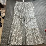Ecote NWT Urban Outfitters  Monty Snakeskin Lace Up Bootcut Flare Pants Womens XL Photo 7