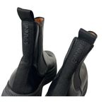 Ganni  Black Leather Chelsea Boots Women’s US 8 Platform Lug Sole Grunge Photo 5