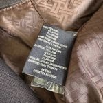 Cole Haan Wool Blend Trench Coat Jacket Size 10 in Dark Brown Double Breasted Photo 9