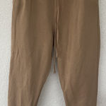 Nili Lotan Distressed Nolan Sweatpants Women’s Size Medium Tan Joggers Lounge Photo 0