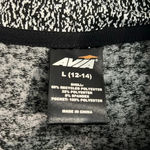 Avia  Women's Large (14-16) L/S Heather Black 1/4 Zip Activewear Pullover. NWT Photo 3