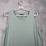 J Jill Wearever Shirt Large Tank Top Light Sage Green Minimalist Coastal Casual Photo 3