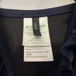 J.Crew  Ruffle One-Piece Swimsuit Bathing Suit Navy Blue Removable Pads Size 12‎ Photo 3