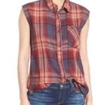 Treasure & Bond Plaid Sleeveless Top Photo 0
