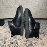 UGG  Leather Ultra Mini Boots Black Photo 7
