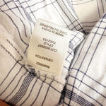 Max Studio  Plaid Rayon Peasant Blouse XS/S Flowy Long Sleeve Photo 4