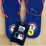 REEF  Bliss x MLB Beach Please Flip Flop Texas Rangers NWT Size 9 Memorabilia Photo 7