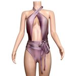 PQ SWIM Alex One Piece Swim, Violet Sunset, Medium Purple Photo 4