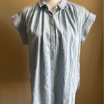 Gap NWT Denim Dolman Blouse Photo 0