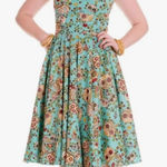 Hell Bunny Sugar Skull Sasha Dress Goth Emo Calavera Day of the Dead Photo 0