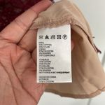 Maeve Anthropologie  Small Red, Beige Lace Peplum Cap Sleeve Formal Dress Photo 7