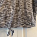 Como vintage Como‎ Vintage Womens Large Heather Gray Tie Front Dolman Sleeve NEW Photo 4