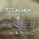 Set Active Women's Yellow Sleeveless Scoop Neck Activewear Sports Top Size XS Photo 2