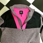 Koral Sphere Meli Anorak Colorblock Pullover Spacedye Hot Pink Purple Black sz M Photo 4