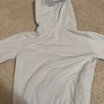 Brandy Melville Baby Blue Cropped Christy Zip-Up Photo 0