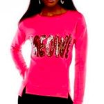 Juicy Couture  Bling Graphic MEOW Sweatshirt Sequins *Vintage in NWOT Conditon* Photo 1