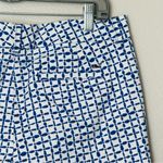 Vineyard Vines Spinnaker Tie Dye Squares Printed Blue/White Shorts Size 10 Photo 4