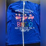 Blue Shirt How Come Everyone Else Yells BINGO And All I Ever Yell Is‎ “#!!@*!?’’ Size XXL Photo 3