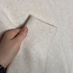 Mango MNG nude plush knit crewneck sweater with cutout at back size L Photo 6