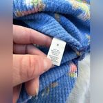 Aerie Waffle Knit Blue Dog Printed Pajama Top, Size M Photo 4