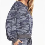 Z Supply  Noa Camo Marled Top Camo Onyx Photo 2