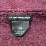 Club Monaco  100% Wool Maroon Tunic Sweater Women’s Small Photo 1