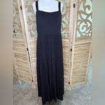 Soma  Weekend Size Large Black Layered Maxi Dress Photo 1