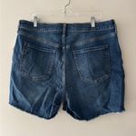 Old Navy NEW!! High Rise OG Straight 5” Inseam Jean Shorts Dark Wash Size 16 Photo 2