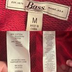 Bass Marled Drawstring Cowlneck Knit Dress Red Black M Red Size M Photo 8