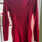 Abercrombie & Fitch Abercrombie Red Body Con Dress Photo 0