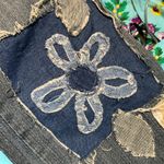 Farmhouse Frocks Appliqué Patchwork Jeans Size 5 Blue Photo 6