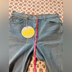 NWT Mother Snack The Fun Dip Puddle Wide Leg Baggy Jeans Size 30 Light Wash Blue Photo 9