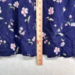 VTG TR Bentley Plus 24 Blue Pink Floral Midi Skirt Summer Resort Cottage Fairy Photo 6