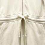 Rebecca Minkoff Mila Zip Front Short Sleeve Cream Cotton Jumpsuit Size Medium Photo 10