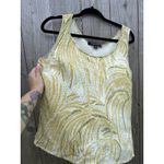 Kasper Tank Size 14 Leaf Floral Dot Light Spring Work Summer Fairy Photo 2