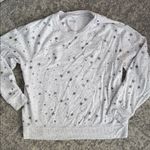 Aerie  Light Gray Starry Sweatshirt Photo 1