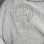 Life is Good  Don't Go Bacon My Heart Grey Cotton T-shirt Tee Women's Size Large Photo 3