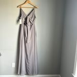 Jenny Yoo NEW BHLDN kiara dress gray Photo 3