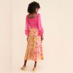 Farm Rio  Twice the Prints Midi Skirt Size XS
Color Pink Yellow Photo 1