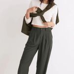 Madewell Women's Long Sleeve Crewneck Tee Cream Size L Photo 1