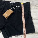 Reformation  Black Denim Shorts Size 25 NWT Photo 8
