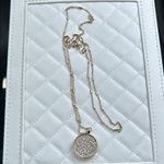 Loft Gold and Silver black Necklace with Sparkling Pendant Photo 1