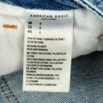 American Eagle Women's Size 4 Strigid Distressed Denim Cutoff Shorts Blue Photo 4